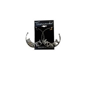 Taramanda Money‎ Silver Hoop Bling Earrings